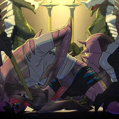 anonymous character, background character created by katahane3