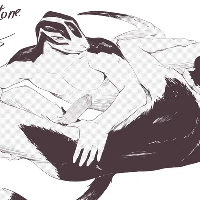 aoi (mucknagabe), hachi (mucknagabe) (monotone blue) created by murizy