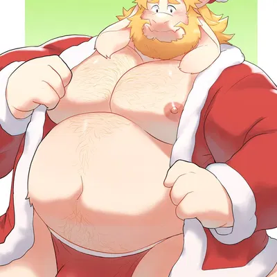 asgore dreemurr (christmas, undertale (series)) created by o-ro