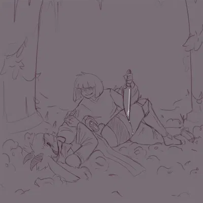 asriel dreemurr (god form), chara (undertale) (undertale, undertale (series)) created by arino