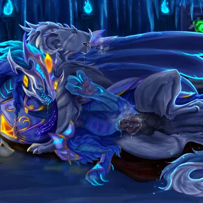auroth the winter wyvern (dota, european mythology) created by black nightcrawler, liluay