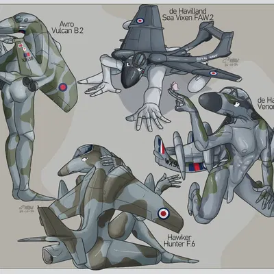 avro, avro vulcan created by krowbutt