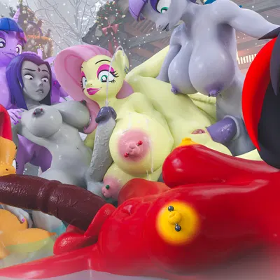 azula (avatar), babs seed (mlp), elsa (frozen) (avatar: the last airbender, cartoon network) created by forsaken (artist)