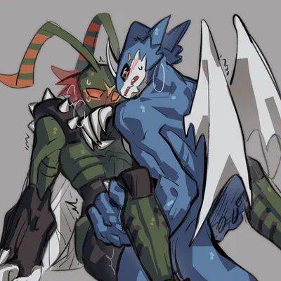 bandai namco, digimon created by confeito000 333