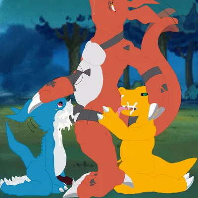 bandai namco, digimon created by skycroc, third-party edit