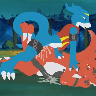 bandai namco, digimon created by skycroc, third-party edit