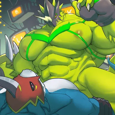 bandai namco, digimon created by steen