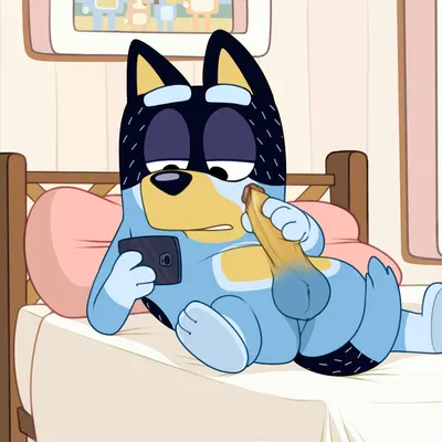 bandit heeler (bluey (series)) created by chipchell