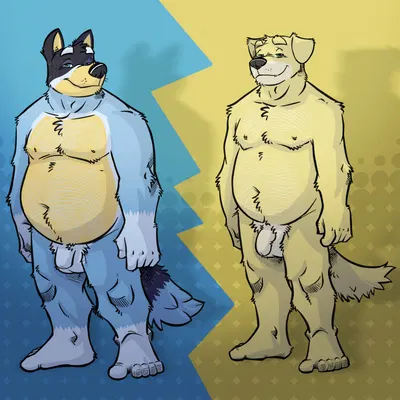 bandit heeler, pat (bluey) (bluey (series)) created by k-9