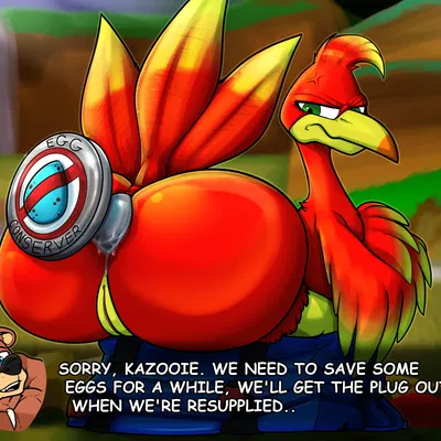 banjo (banjo-kazooie), kazooie (banjo-kazooie, rareware) created by ner0 kobold