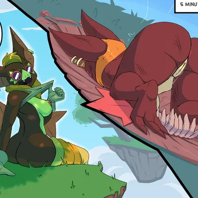 bat leaper (windblown) (instant loss 2koma, windblown (game)) created by sevsartcave