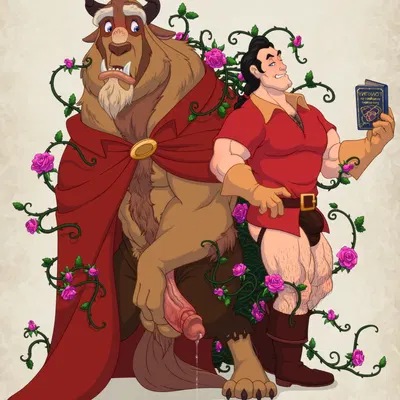 beast (disney), gaston (beauty and the beast, disney) created by lovkuma