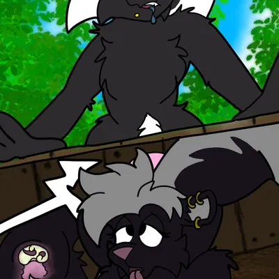 beckett skunk (sweetthesour), byron skunk (sweetthesour) created by sweetthesour