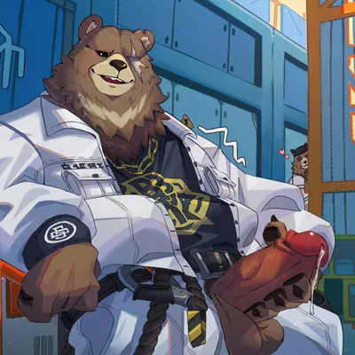 ben bigger, pepper (zenless zone zero) (mihoyo, zenless zone zero) created by solothewolf