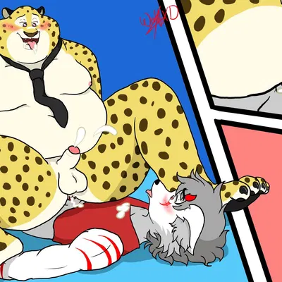 benjamin clawhauser (disney, zootopia) created by wolfy lobix