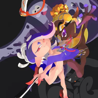 big man (splatoon), frye (splatoon), shiver (splatoon) (nintendo, splatoon) created by vespbee