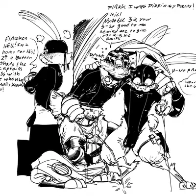 blackjack o'hare (guardians of the galaxy, marvel) created by concosive