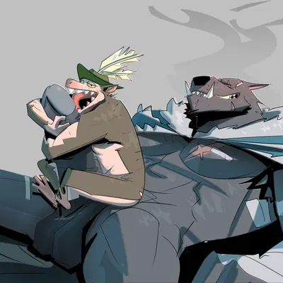 blaidd (elden ring), boc the seamster (elden ring, fromsoftware) created by galanartworks