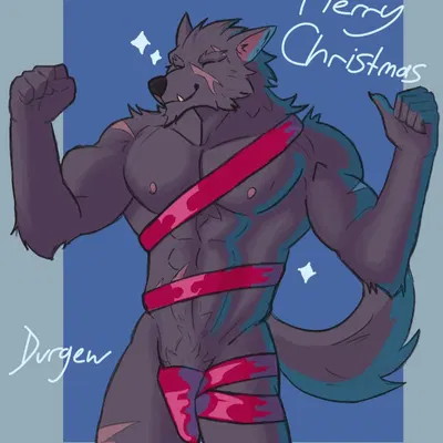 blaidd (elden ring) (christmas, elden ring) created by durgewoof