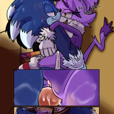 blaze the cat, sonic the hedgehog, sonic the werehog (mythology, sega) created by nicole chees