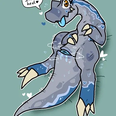 blue (jurassic world) (jurassic park, jurassic world) created by bahamutgreen