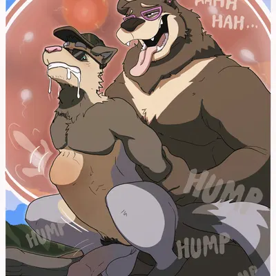 boris the bear, lenny ferret created by delirost