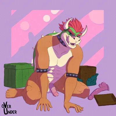 bowser (christmas, mario bros) created by overunder