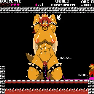 bowser, mario (bowsette meme, mario bros) created by surosurorx79g