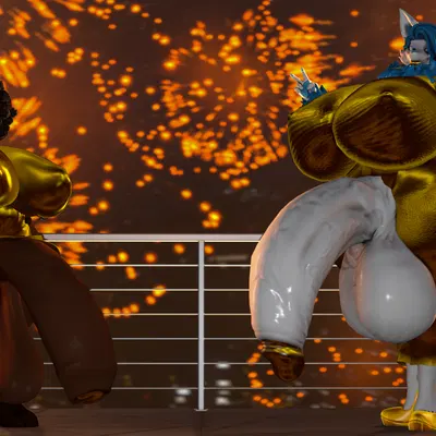 bruna (okbruh), veronica (okbruh) (new year 2024) created by ok bruh