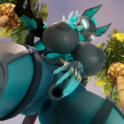 cerberus (fortnite) (epic games, fortnite) created by furry ghosty