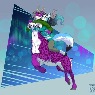 chakat jaggerfrost(chakatjaggerfrost), ithilwen galanodel created by araivis-edelveys