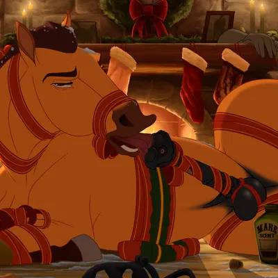 colonel (cimarron), spirit (cimarron) (christmas, dreamworks) created by zica