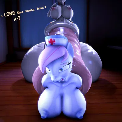 cream heart, nurse redheart (mlp) (friendship is magic, hasbro) created by cryowolf9