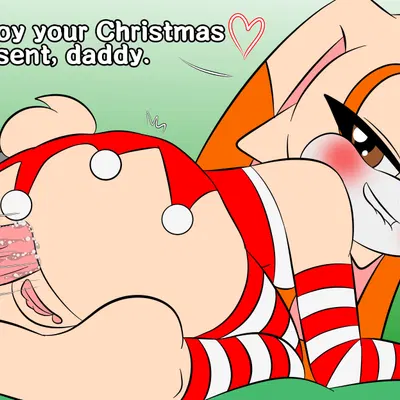 cream the rabbit (christmas, sega) created by sirjzau