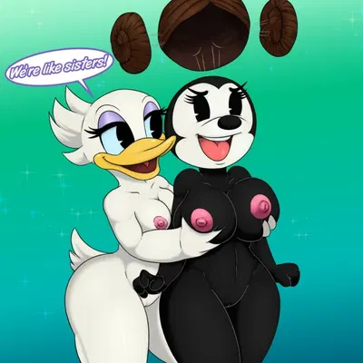 daisy duck, minnie mouse (disney) created by neronova