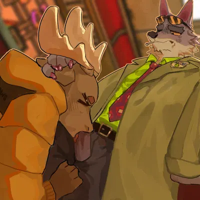 dale donovan (friends vs friends), moose salto (friends vs friends) created by sinnerspaws