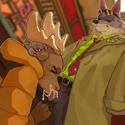 dale donovan (friends vs friends), moose salto (friends vs friends) created by sinnerspaws