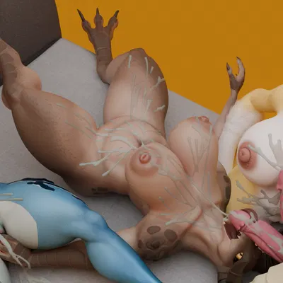 dariana (quetzaly), mommyclaw (vulgarvictor) (bandai namco, digimon) created by emapaprich-nsfw