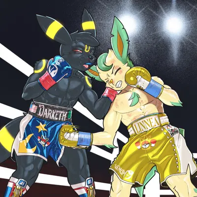 darketh (vincentthefox), linnea (rellowcantdraw) (nintendo, pokemon) created by dcheese