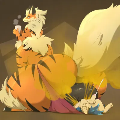 deeno (deenotaur), riku (rikuaoshi) (nintendo, pokemon) created by rikuaoshi