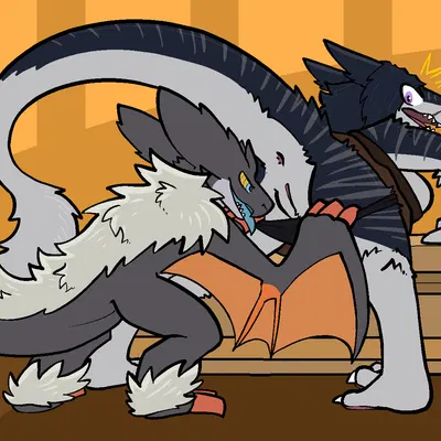 dekard (overgrown lizards), fan character (nintendo, pokemon) created by trout (artist)