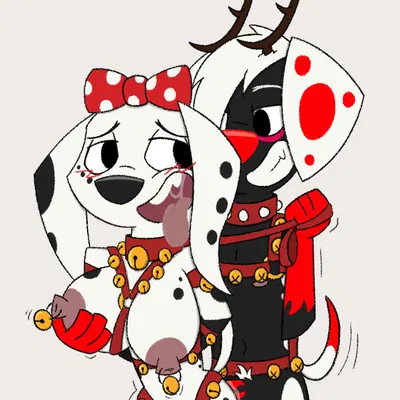 demon (darkdemon), dolly (101 dalmatians), fan character (101 dalmatian street, 101 dalmatians) created by slightlyarousedguy