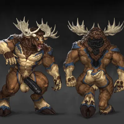 diffuse moose created by levelviolet