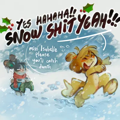 dotty (animal crossing), isabelle (animal crossing) (animal crossing, nintendo) created by panken