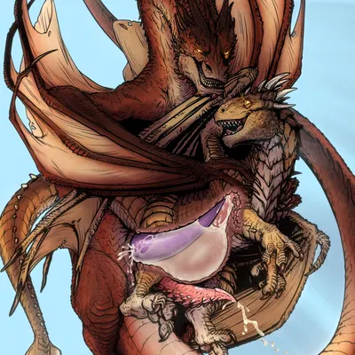 draco (dragonheart), smaug (dragonheart, european mythology) created by emptyinside