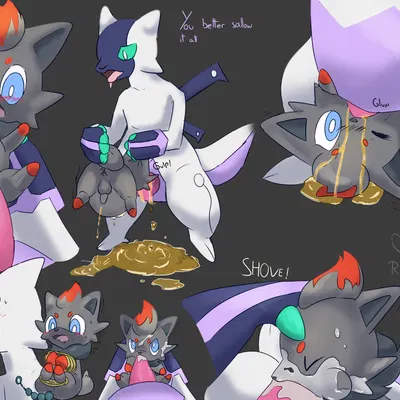 dracomy, zorio (nintendo, pokemon) created by rioni