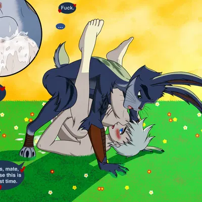 e. aster bunnymund, easter bunny, jack frost (rotg) (dreamworks, easter) created by dustin c