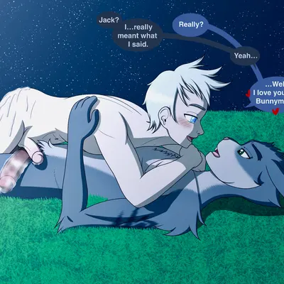 e. aster bunnymund, easter bunny, jack frost (rotg) (dreamworks, easter) created by dustin c