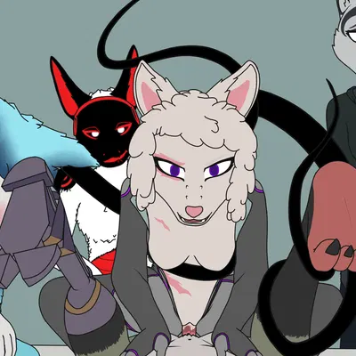 elaine faucett (redace83), mellow (character), noisy (redace83) created by how-about