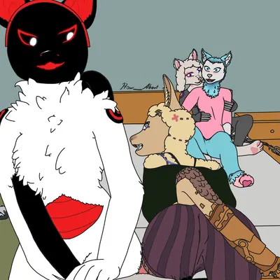 elaine faucett (redace83), mellow (character), noisy (redace83) created by how-about